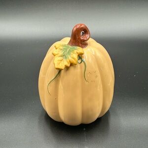 Vintage ceramic pumpkin, fall, autumn, Halloween, thanksgiving